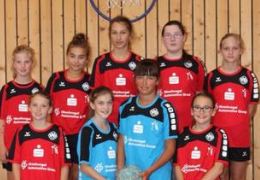 Aufnahme mit Korbballsponsor Hirschvogel